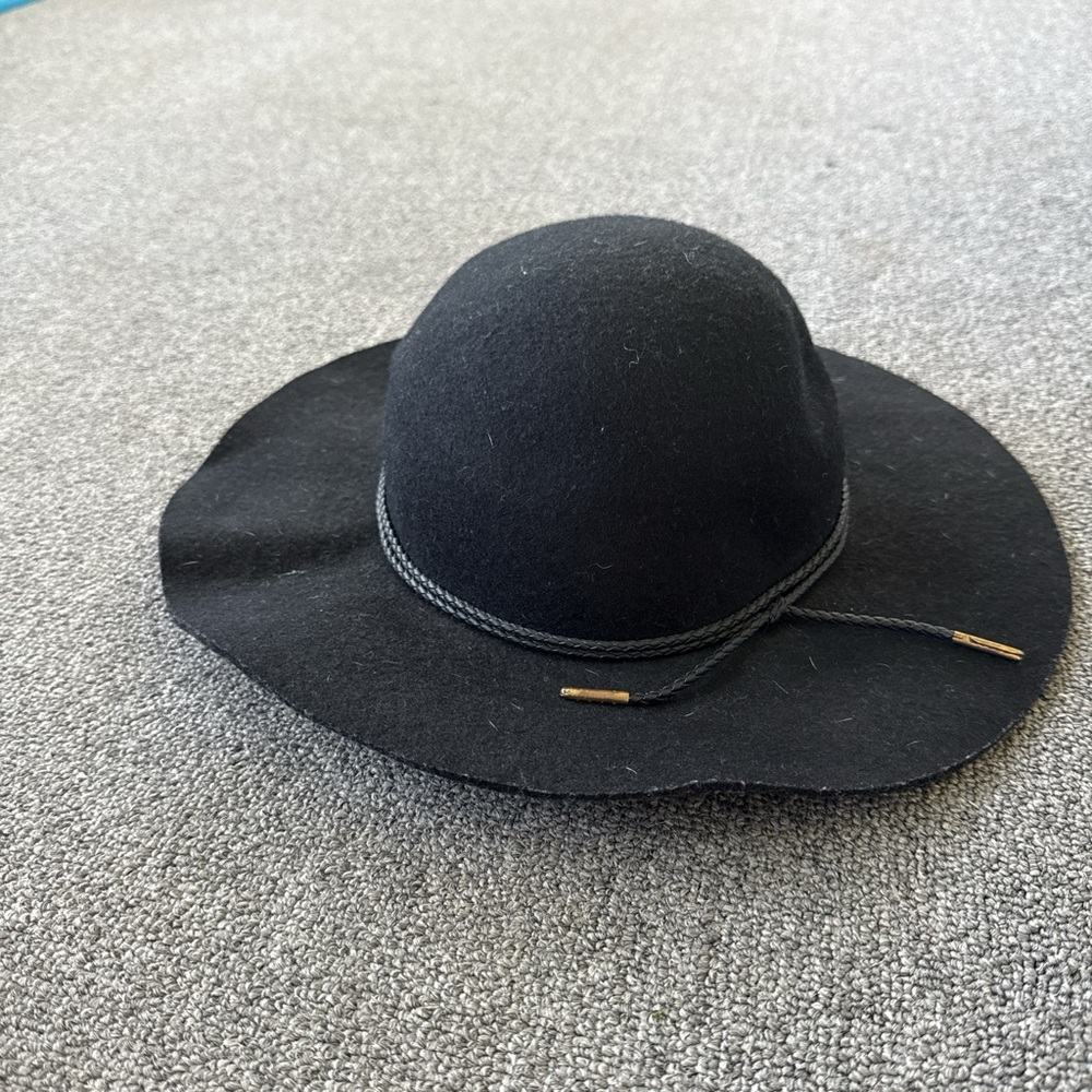 BDG Black Women's Hat with Gold Accents